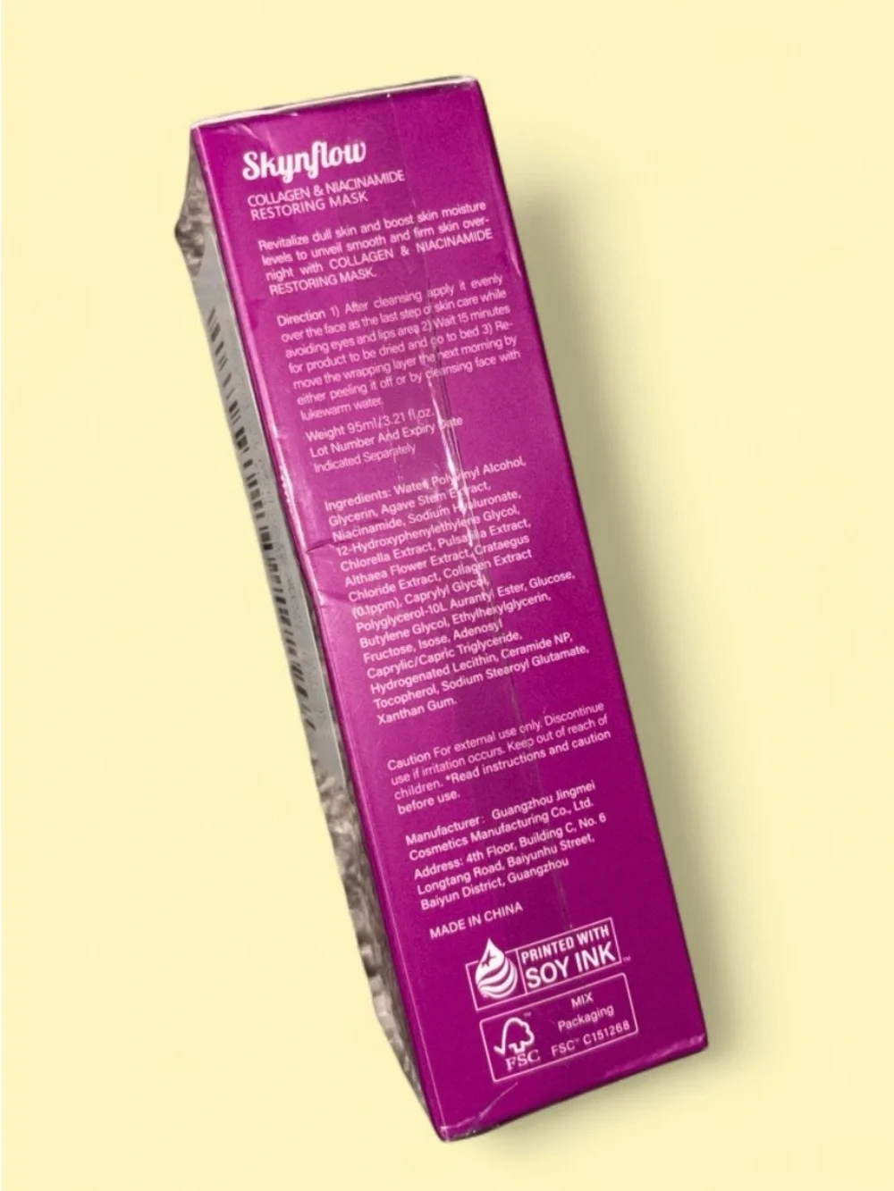 Skynflow Collagen & Niacinamide Restoring Mask - New